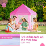 Tenda da Gioco Pieghevole per Principesse con Luci a Stella per Bambini