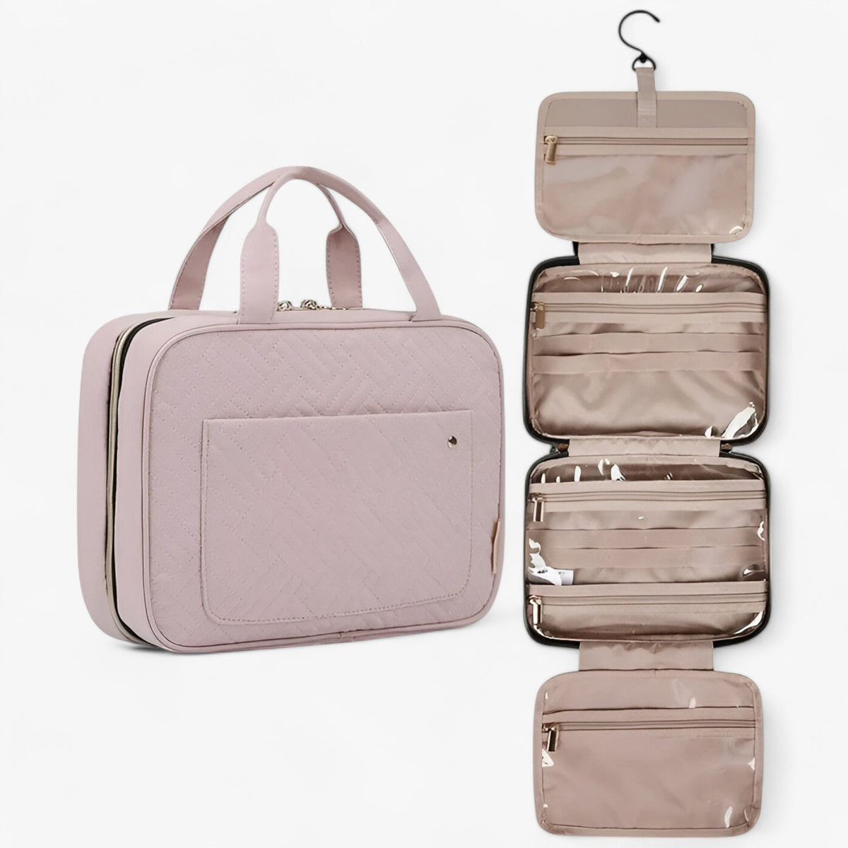 TravelEase - Beauty case spazioso e resistente per un viaggio organizzato