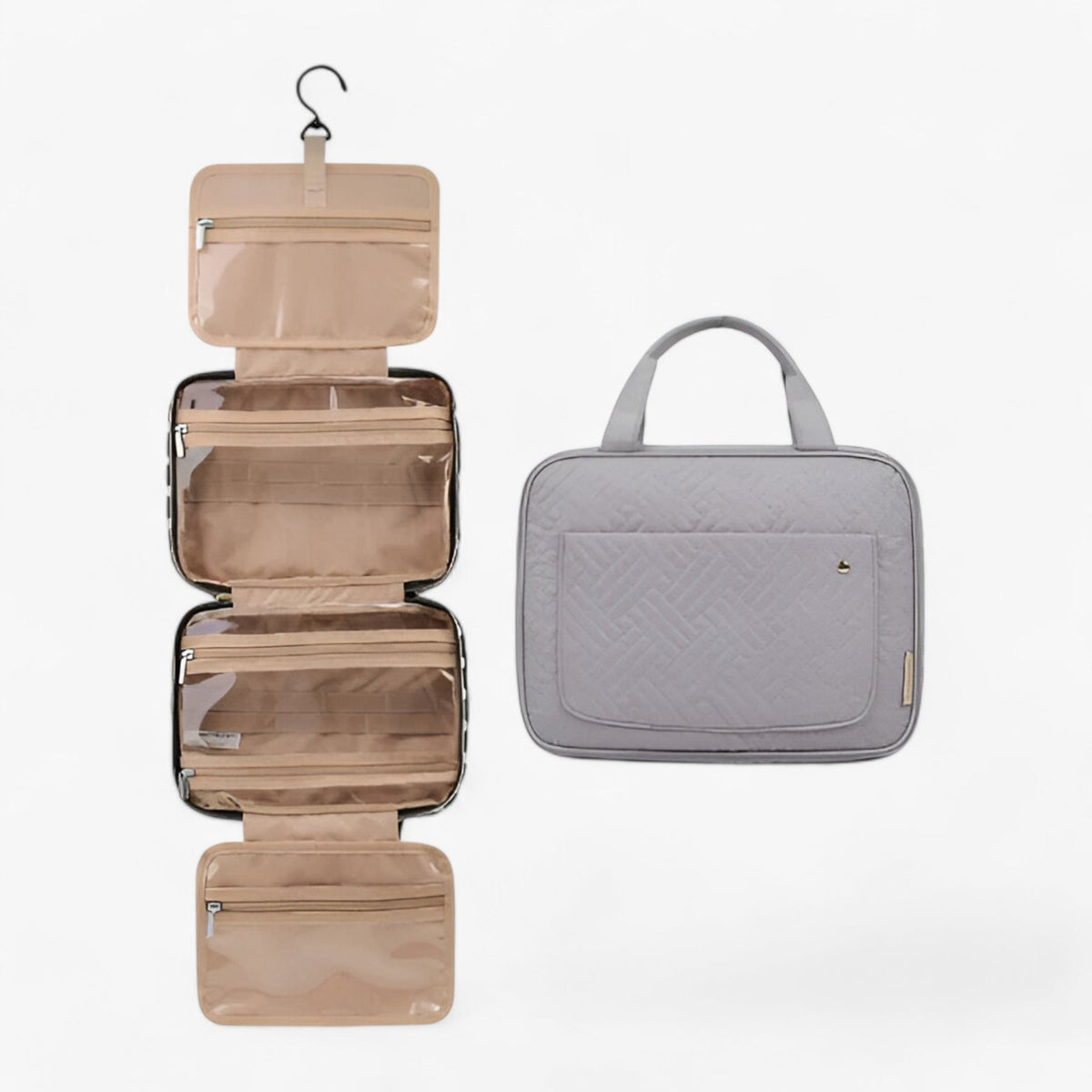TravelEase - Beauty case spazioso e resistente per un viaggio organizzato