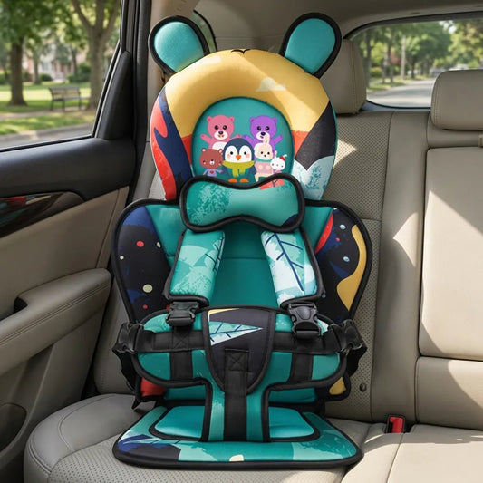 TravelSafe - Seggiolino Auto Rialzabile Pieghevole e Portatile per Bambini