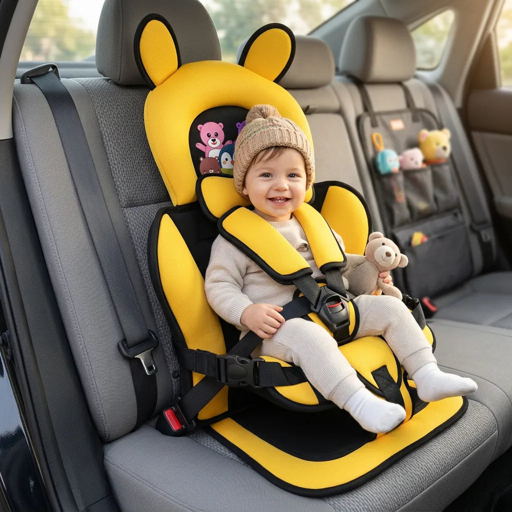 TravelSafe - Siège Rehausseur Voiture Enfant Pliable et Portable
