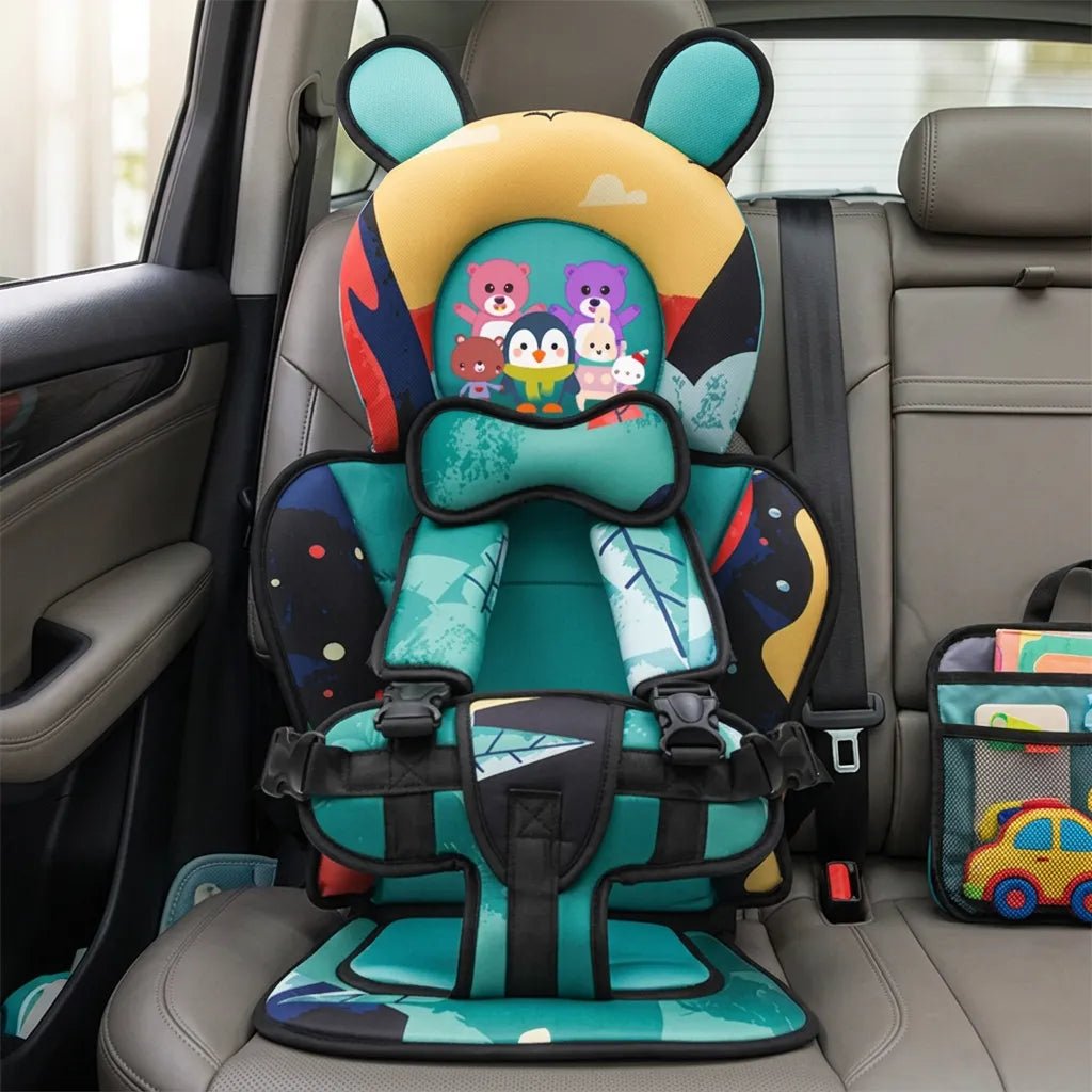 TravelSafe - Seggiolino Auto Rialzabile Pieghevole e Portatile per Bambini
