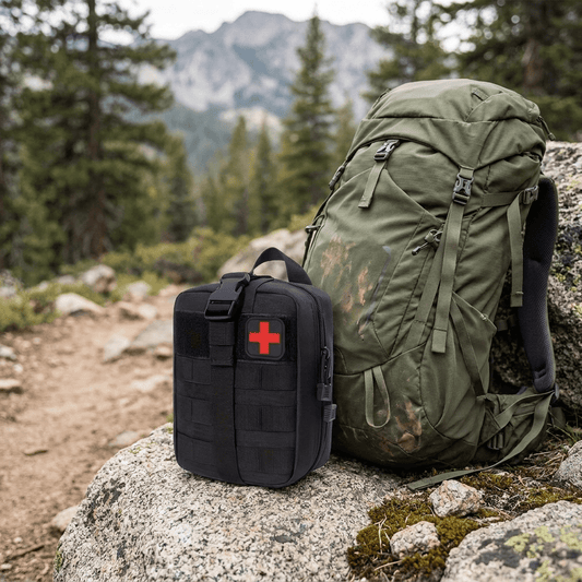 Kit di Pronto Soccorso Completo con Laccio Emostatico - Set di Primo Soccorso Essenziale per Avventure