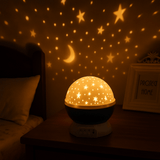 Luce Notturna per Neonati Proiettore di Stelle LED con Musica e Atmosfera Rilassante