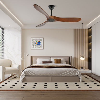 Ventilateur Aviona en Bois avec Télécommande - 6 Vitesses