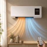 Ventilatore Riscaldante da Parete OCS con Telecomando - Comfort Tutto l'Anno