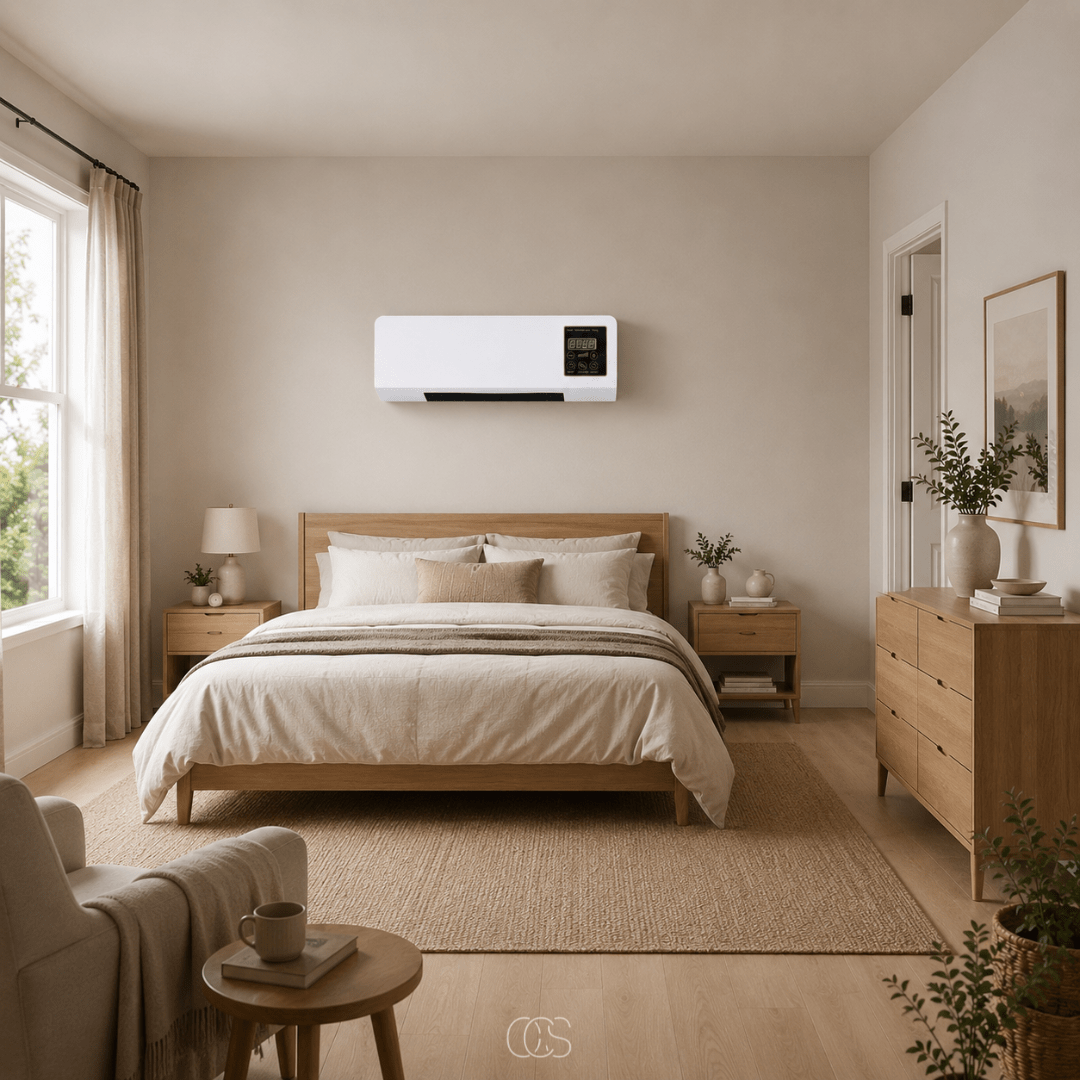 Ventilatore Riscaldante da Parete OCS con Telecomando - Comfort Tutto l'Anno
