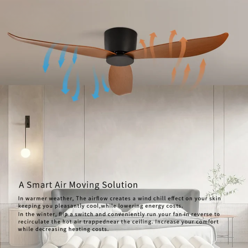 Ventilateur Plafond Silencieux Avec Télécommande - Design Moderne 42