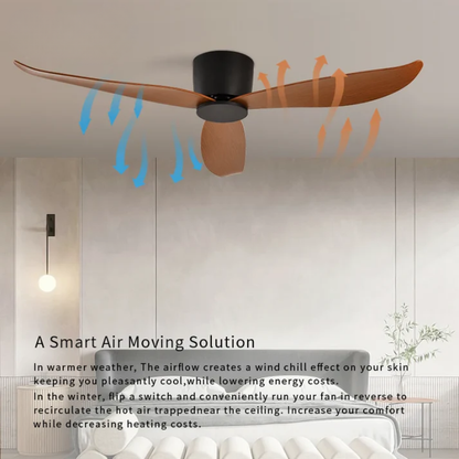 Ventilateur Plafond Silencieux Avec Télécommande - Design Moderne 42