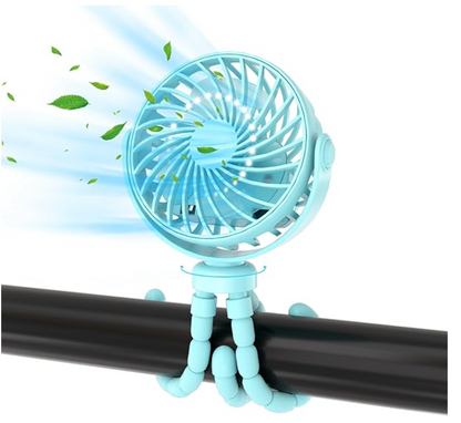 Ventilateur Poussette Rechargeable Sans Pales - Confort Sûr pour Bébé