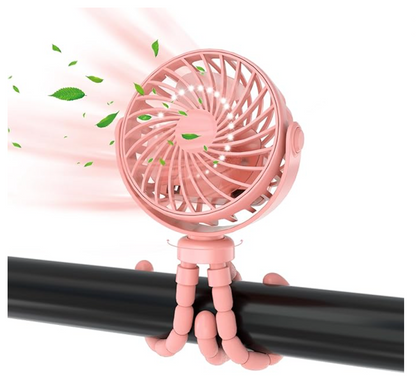 Ventilateur Poussette Rechargeable Sans Pales - Confort Sûr pour Bébé