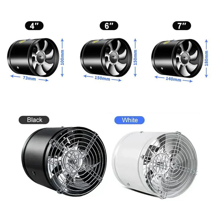 Ventilateur Silencieux Extracteur d'Air WhisperFlow - Puissant et Efficace