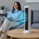 Ventilatore Silenzioso a Torre Senza Pale con Telecomando - Raffreddamento Regolabile