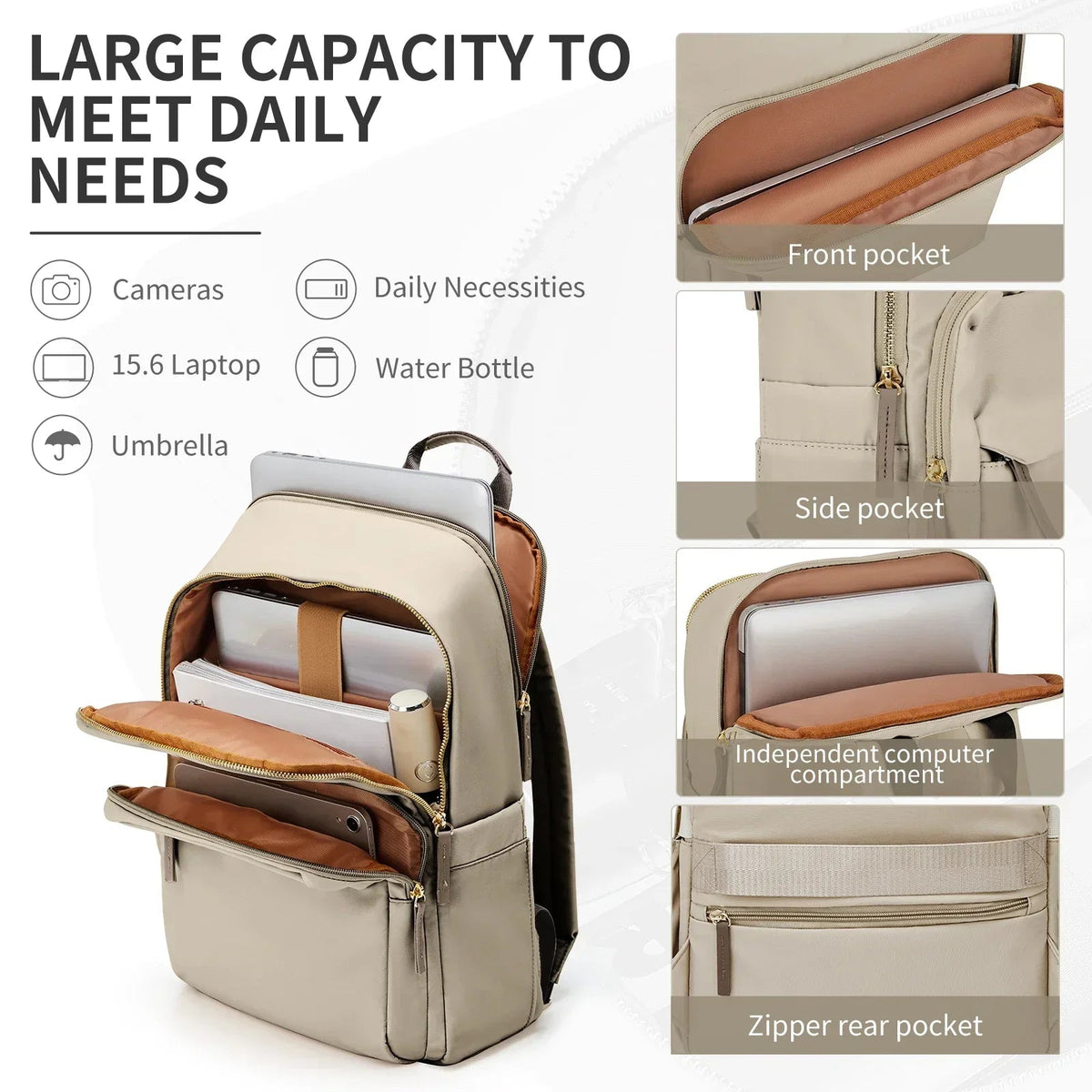 VenturePack - Zaino multiuso 20-35 litri con comfort ottimale