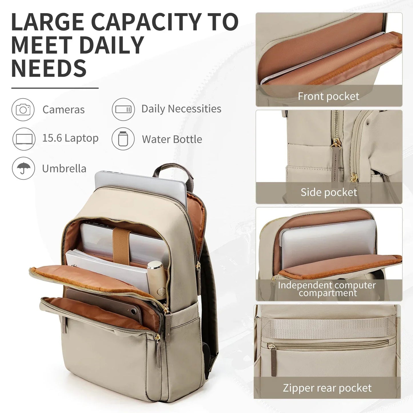 VenturePack - Sac à dos polyvalent 20-35 litres avec confort optimal