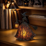 WitchGlow - Lanterna di Halloween a LED con Design Gotico