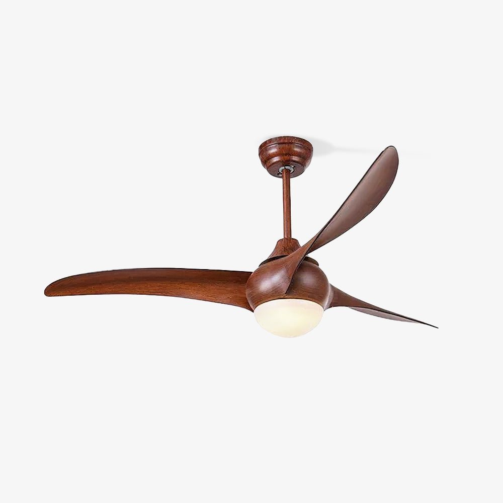 Zatheora - Plafoniera con Ventilatore da Soffitto Tradizionale a LED
