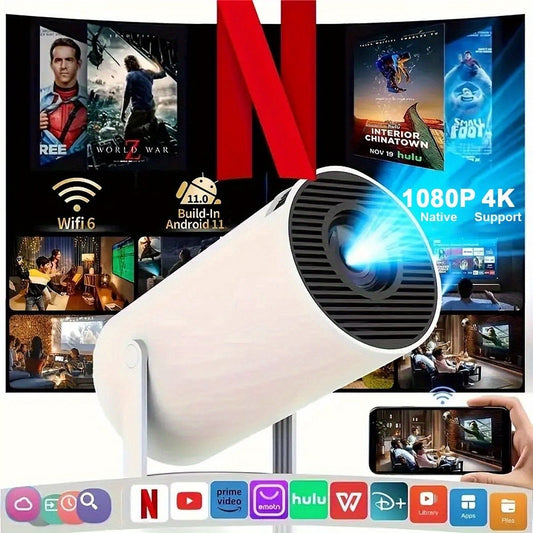 Mini projecteur CinéLux Full HD 1080p WiFi Bluetooth