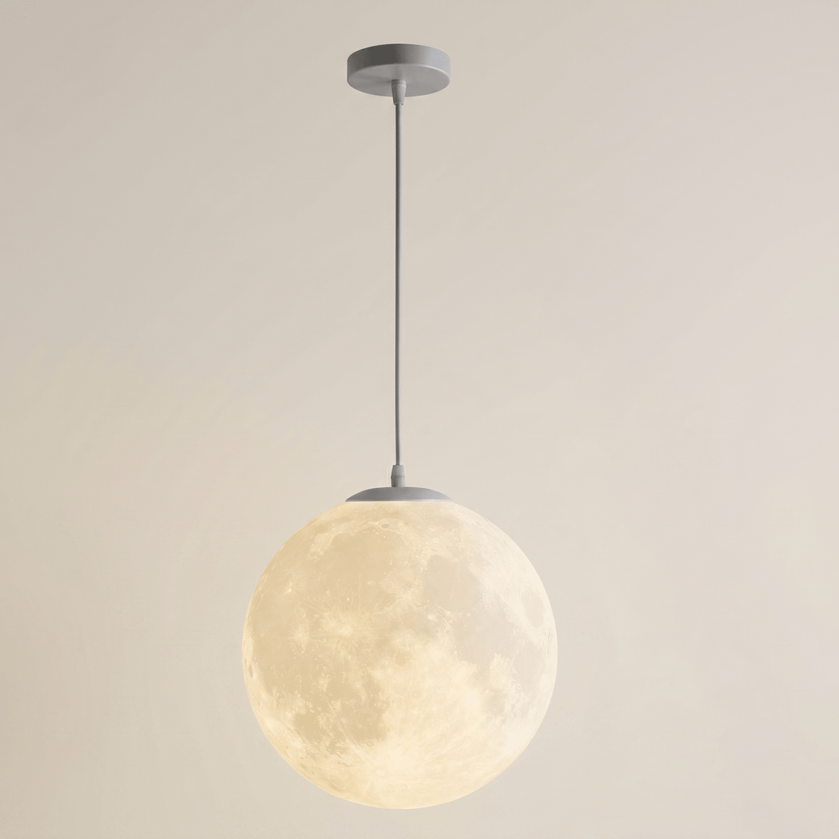 Edavate Suspension Lune 3D Style Nordique 20 cm
