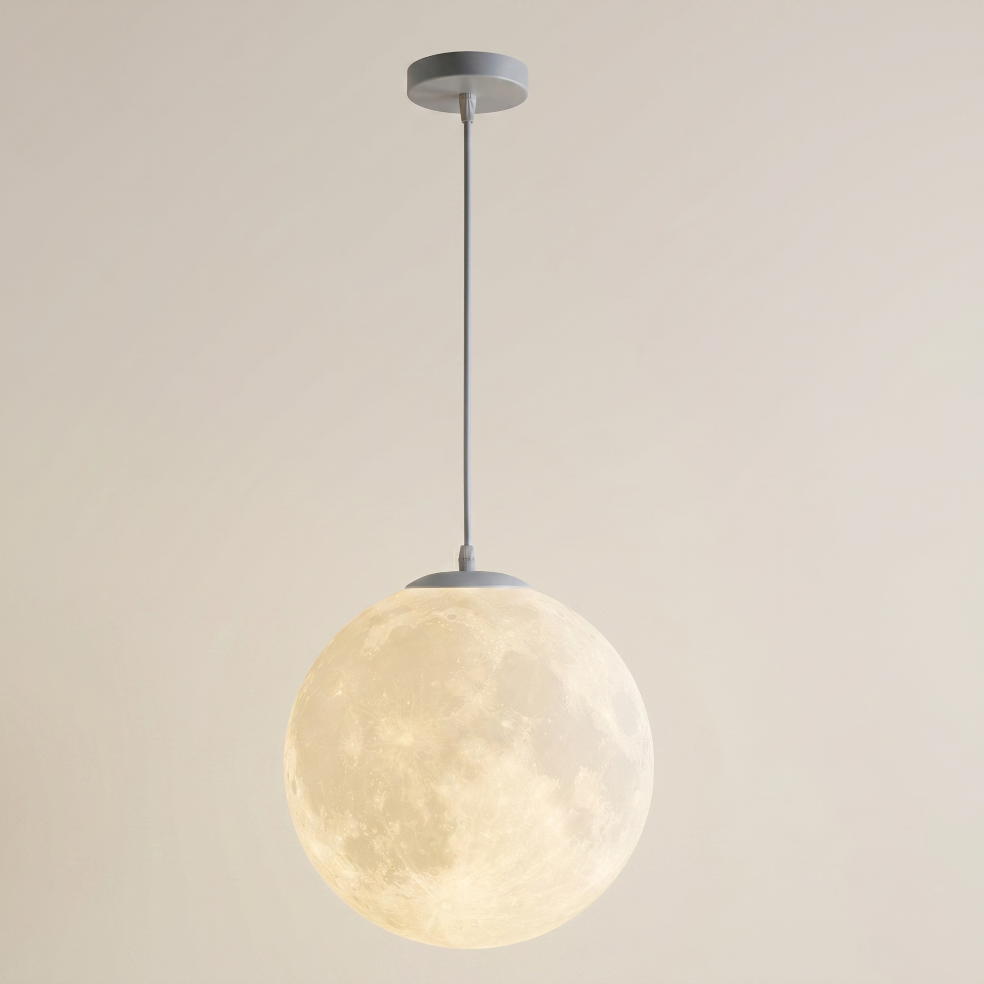 Edavate Suspension Lune 3D Style Nordique 20 cm