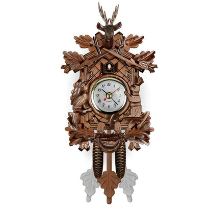 Horloge coucou murale rétro - style Cerf