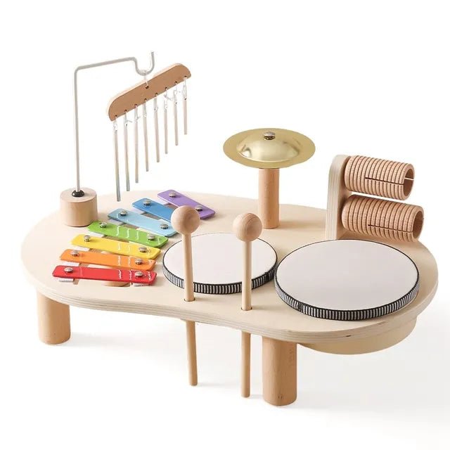 Kids Creative Wooden Music Station_1