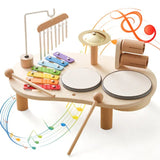 Kids Creative Wooden Music Station_3