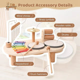 Kids Creative Wooden Music Station_6