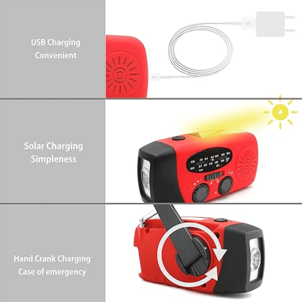 LifeSaver radio - modes de recharge