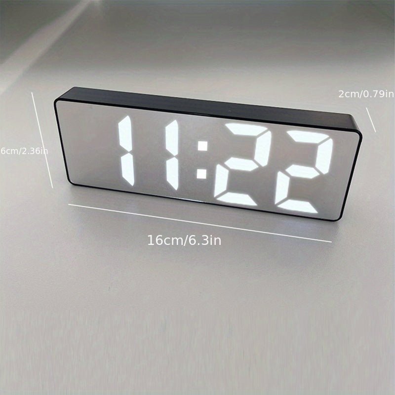 Réveil Lumio Noir miroir