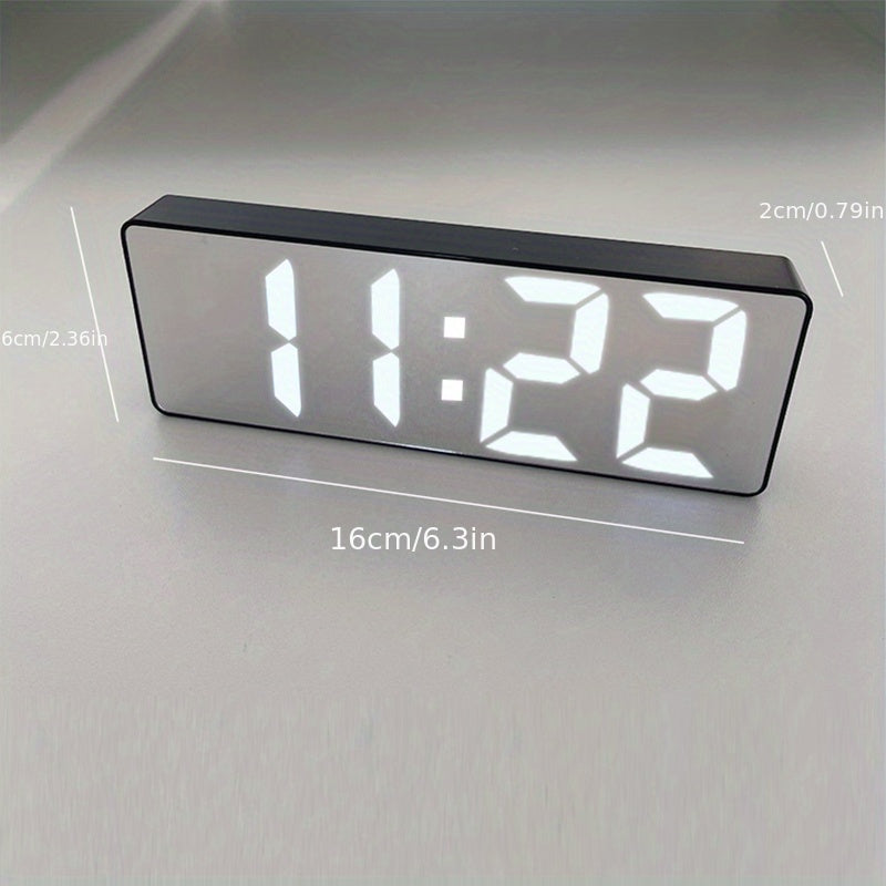 Réveil Lumio Noir miroir