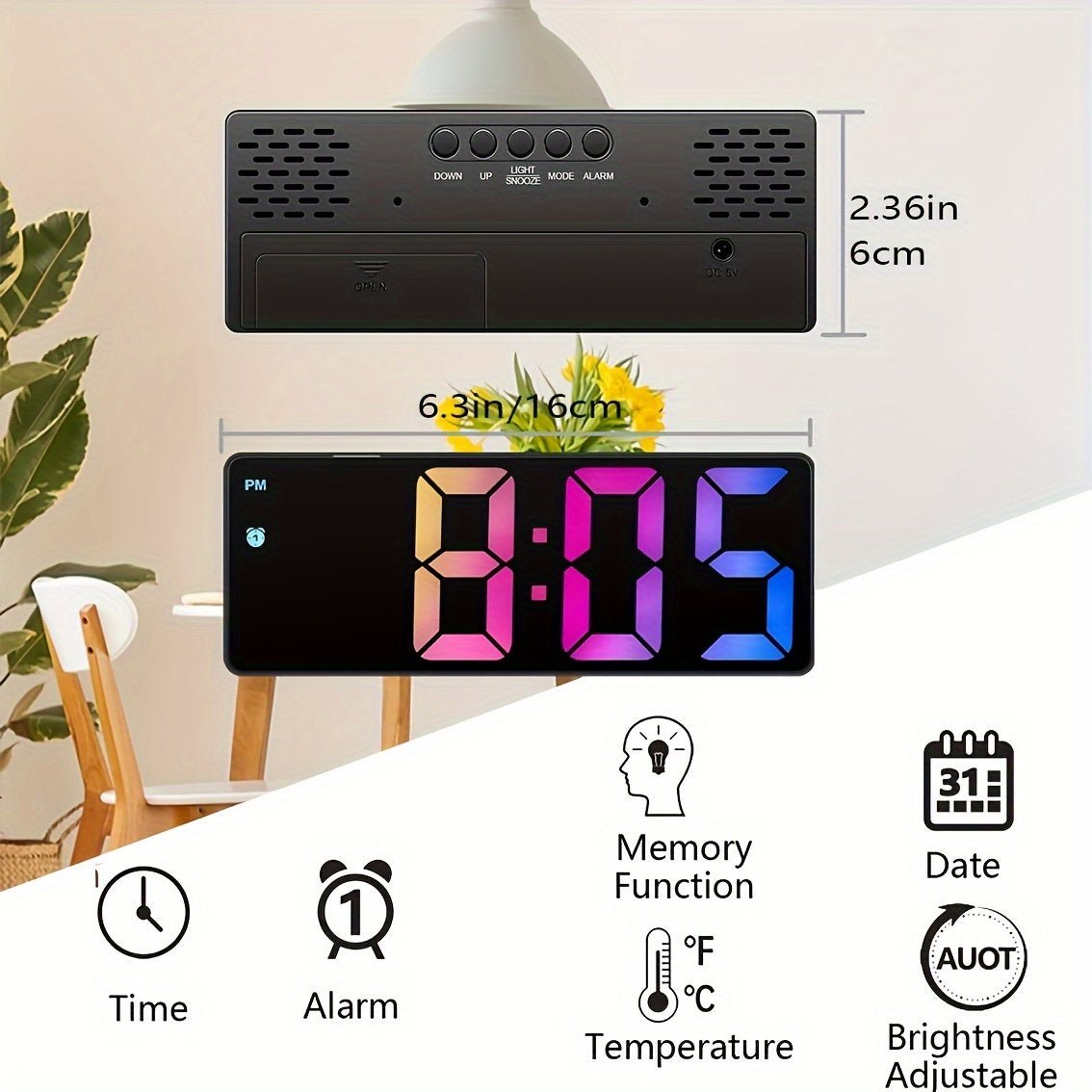 Réveil Mira dans une chambre