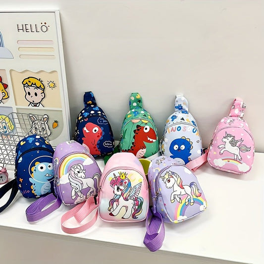 Mini sac bandoulière enfant Piko licorne et dinosaure