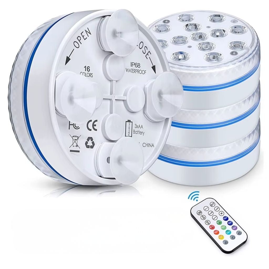 Lampe LED submersible piscine - mode nuit