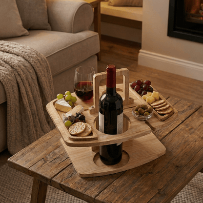 Table apéro Virelle Maison en bois naturel